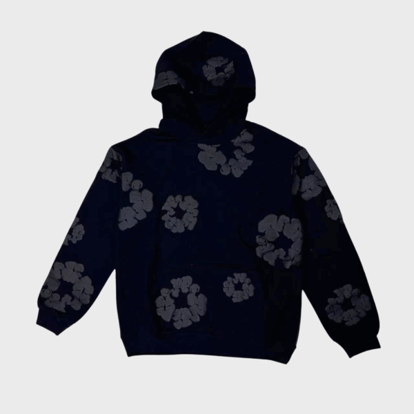 Denim Tears Hoodie Monochrome Black Denim Tears Hoodie Monochrome Black