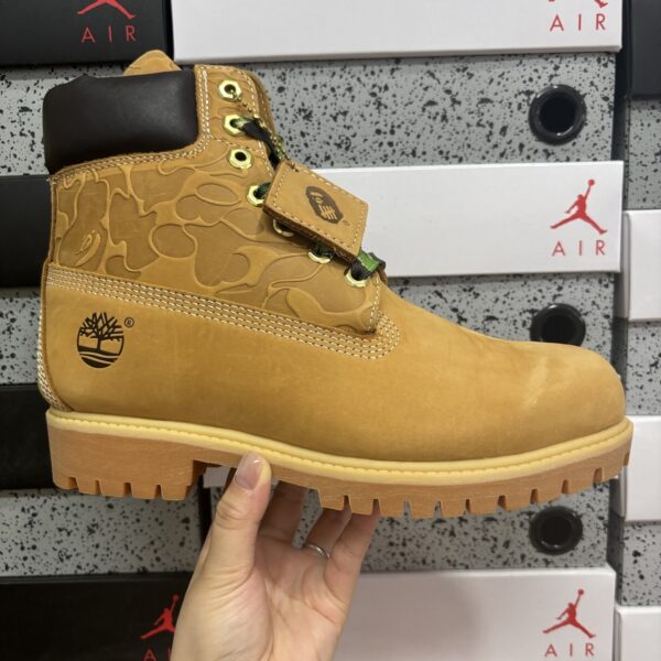 Botas Timberland 6 BAPE X Undefeated 9 Botas Timberland 6" BAPE X Undefeated