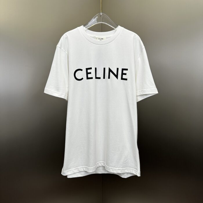 Celine Cotton T-shirt 'White'