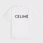 Celine Cotton T-shirt 'White'