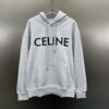 Celine Loose Hoodie Fleece Grey 2 Celine Loose Hoodie Fleece 'Grey'