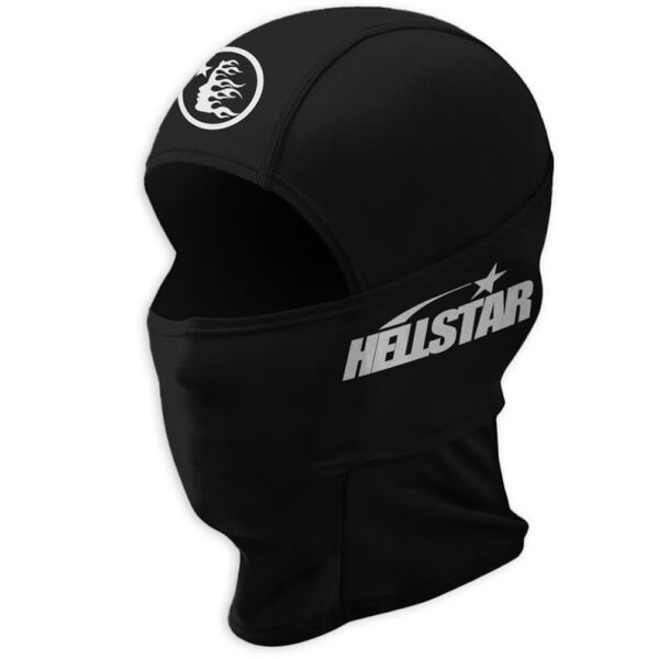 Hellstar-Logo-Balaclava-Black Hellstar Logo Balaclavas 'Black & White'