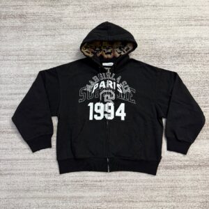Supreme MM6 Zip Up Sweatshirt Black