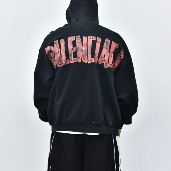 bc8bc565 Balenciaga Security Tape Hoodie