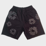 Denim Tears Shorts Mono Wreath Black