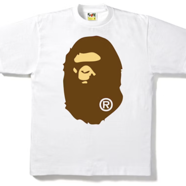 BAPE Big Ape A Head Tee White 2 BAPE Big Ape A Head Tee ‘White’