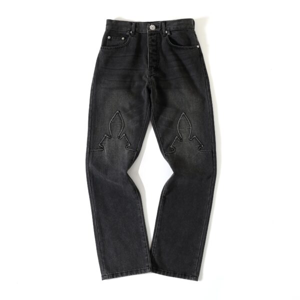 Chrome Hearts Fleur Knee 19 Chrome Hearts Fleur Knee 'Black'