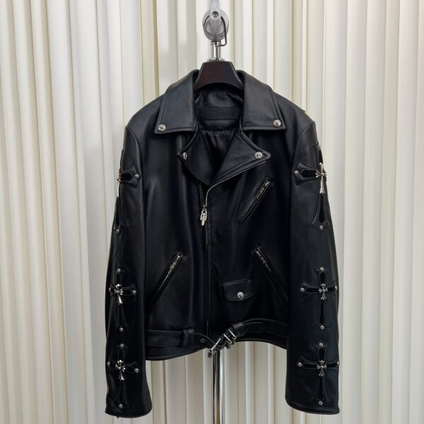 Chrome Hearts JJ Dean Full Cross Leather Jacket Chrome Hearts JJ Dean Full Cross Leather Jacket