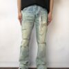 Purple Brand Flare Ripped Jeans Blue 1 Purple Brand Flare Ripped Jeans 'Blue'