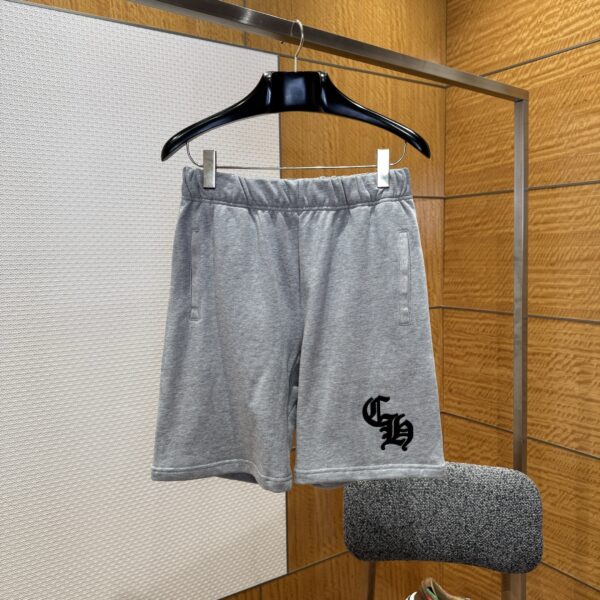 Short Chrome Hearts Embroidered Logo Grey 2 Short Chrome Hearts Embroidered Logo 'Grey'