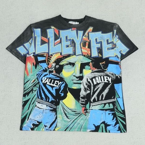 VALE STATUE 11 Vale Valley Tee ‘Black Statue’